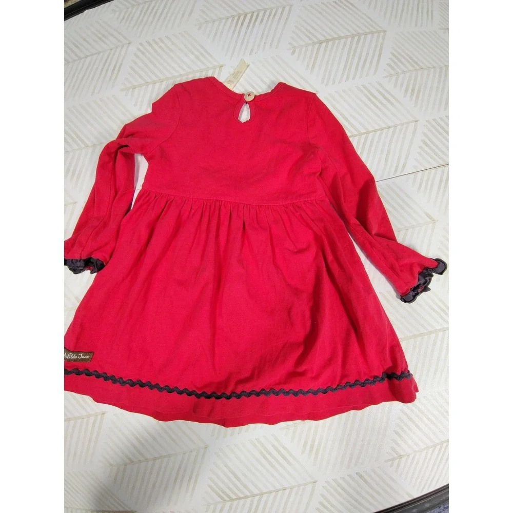 Toddler Girls Dress Bundle Samara Denim Shrimp & Grits‎ Gingham Red Ruffle 18M